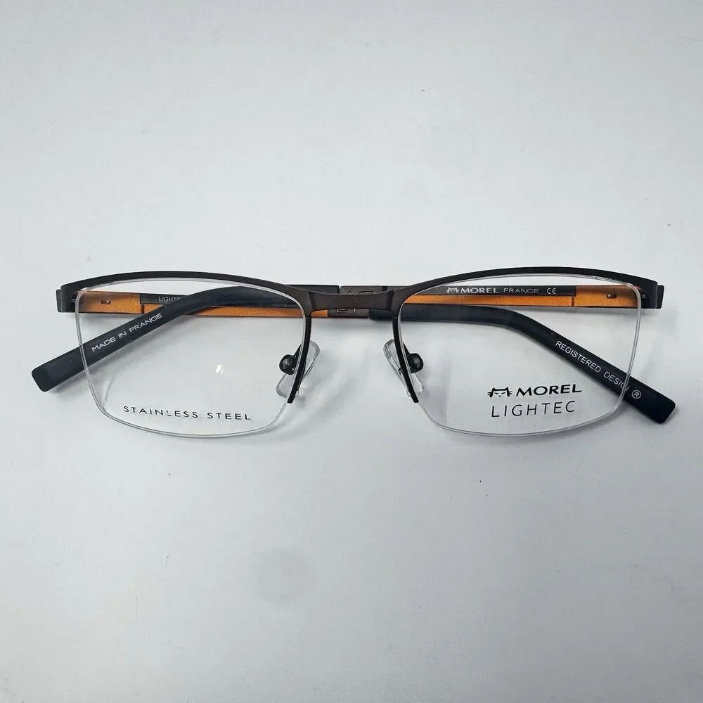Morel Lightec 30040L 51-18-140 Eyeglass Frames Gunmetal Copper France